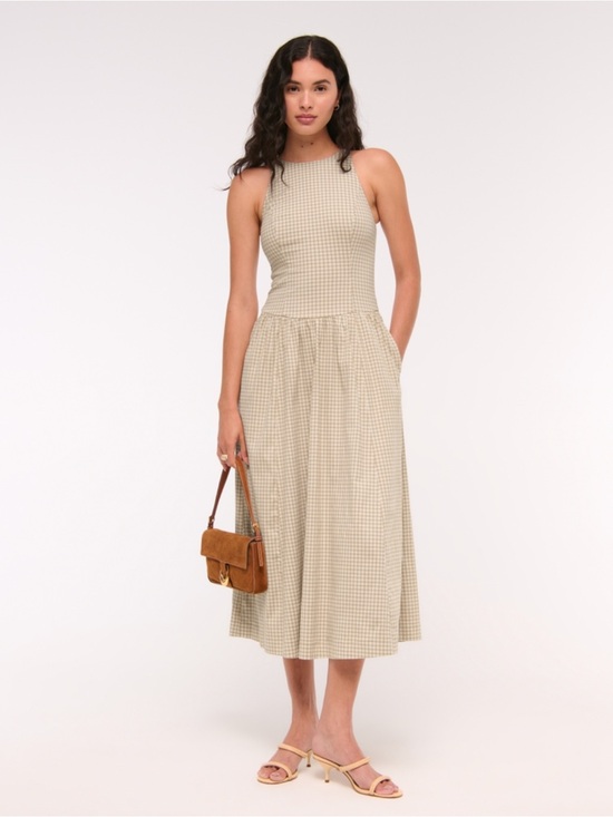 Abercrombie & Fitch Dresses & Skirts - high neck drop waist midi dress